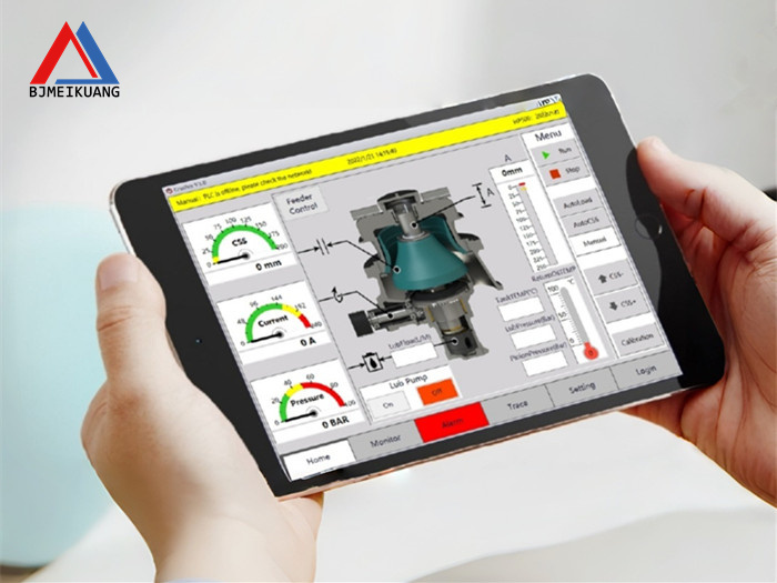 圆锥破碎机提效密码！美矿航腾液压润滑控制系统，让收益看得见